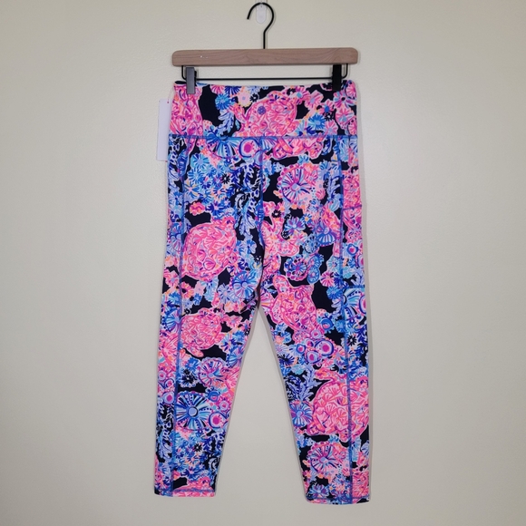 NWT Lilly Pulitzer weekender high rise midi high tide NA in turtle amazement L - Picture 7 of 8